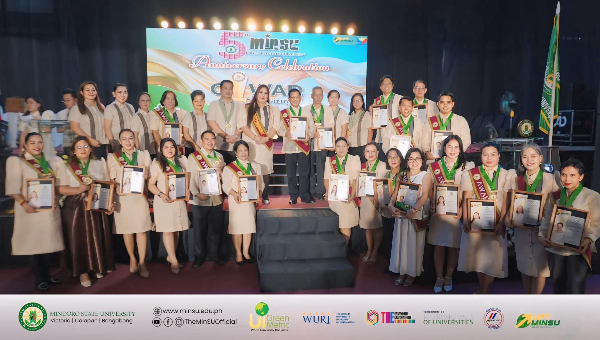 MinSU marks 5th year, honors faculty and staff for decades of service