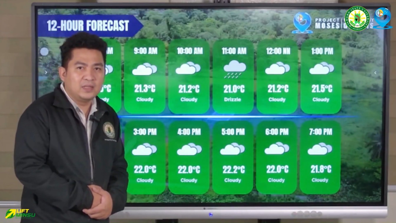 MinSU launches its own weather updates show with Ulat Panahon ni MOSES