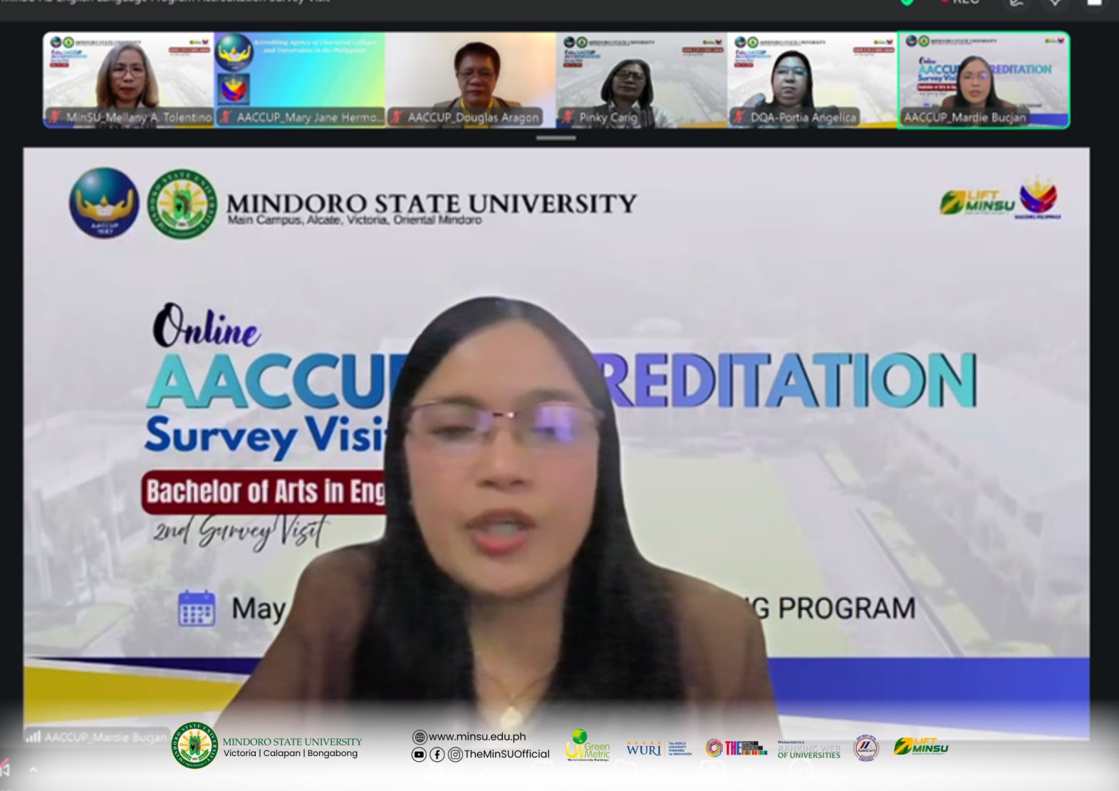 MinSU ABEL Program undergoes AACCUP Level II Re-accreditation Survey