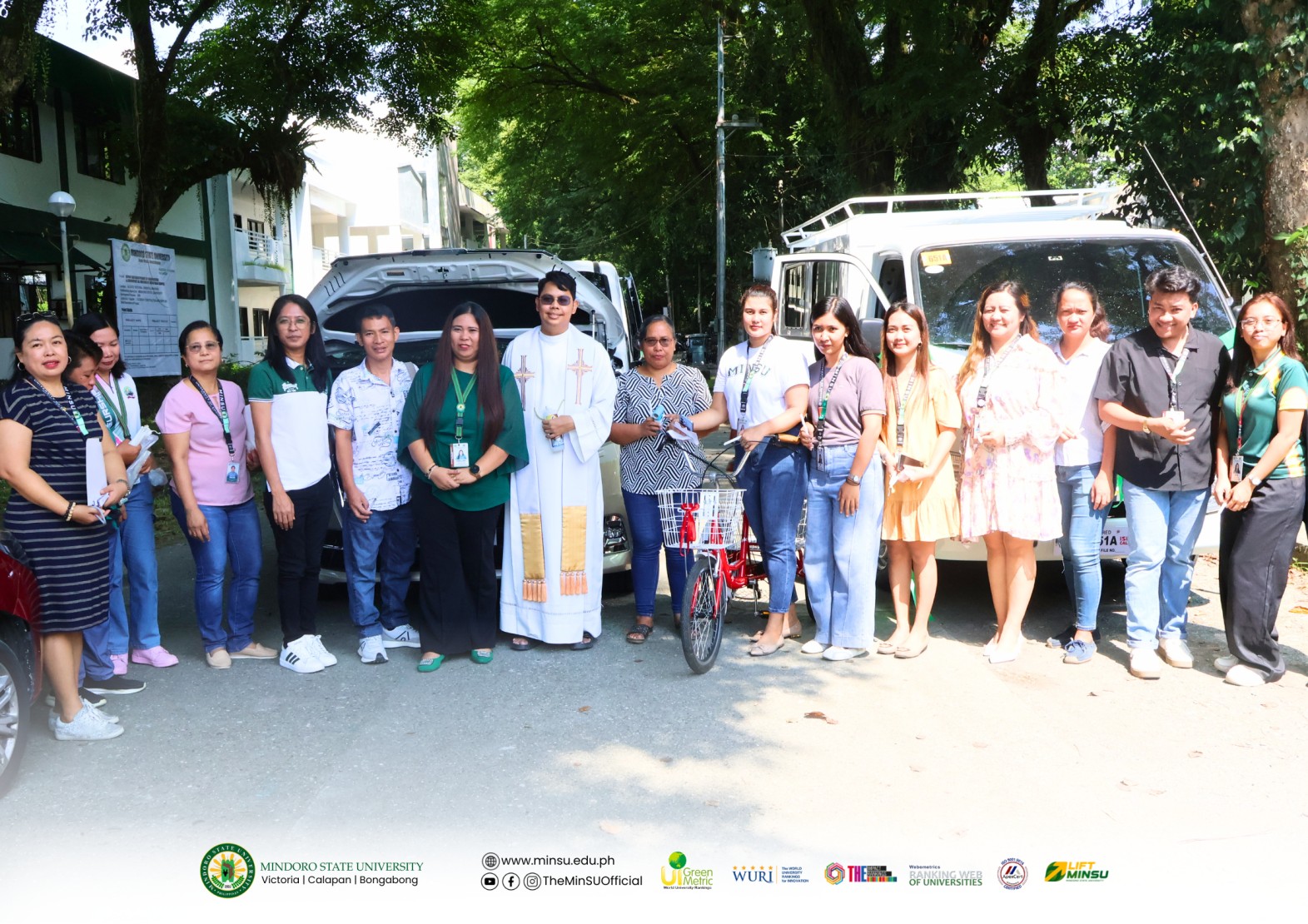 MinSU blesses new staff lounge, upgraded facilities, service vehicles