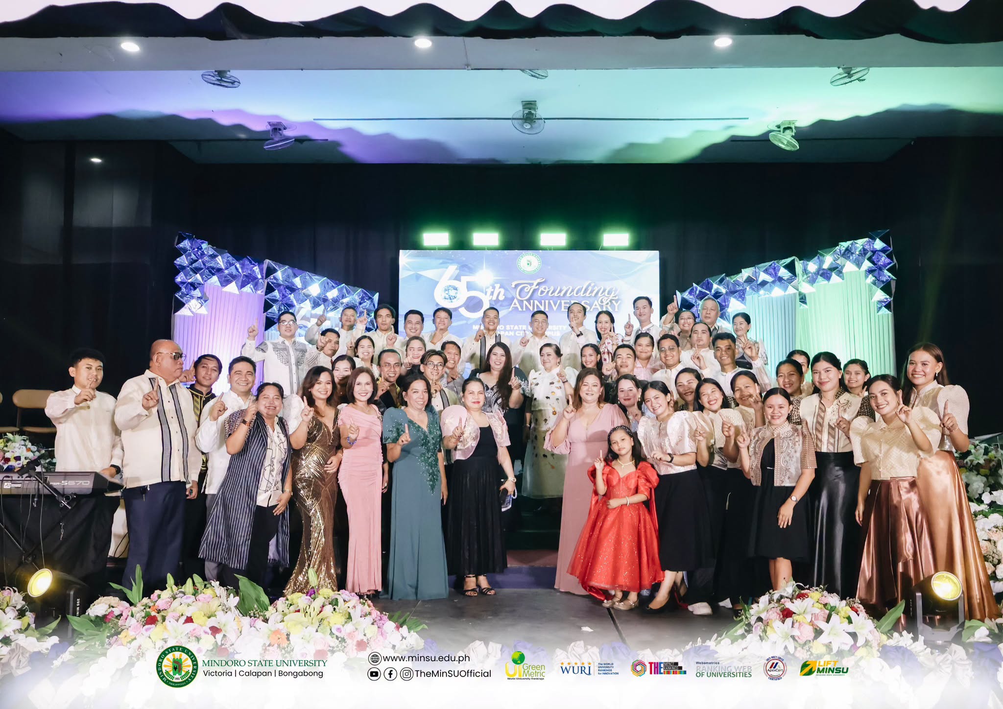MinSU Calapan City Campus Honors Excellence and Service During Gala Night for 65th Founding Anniversary