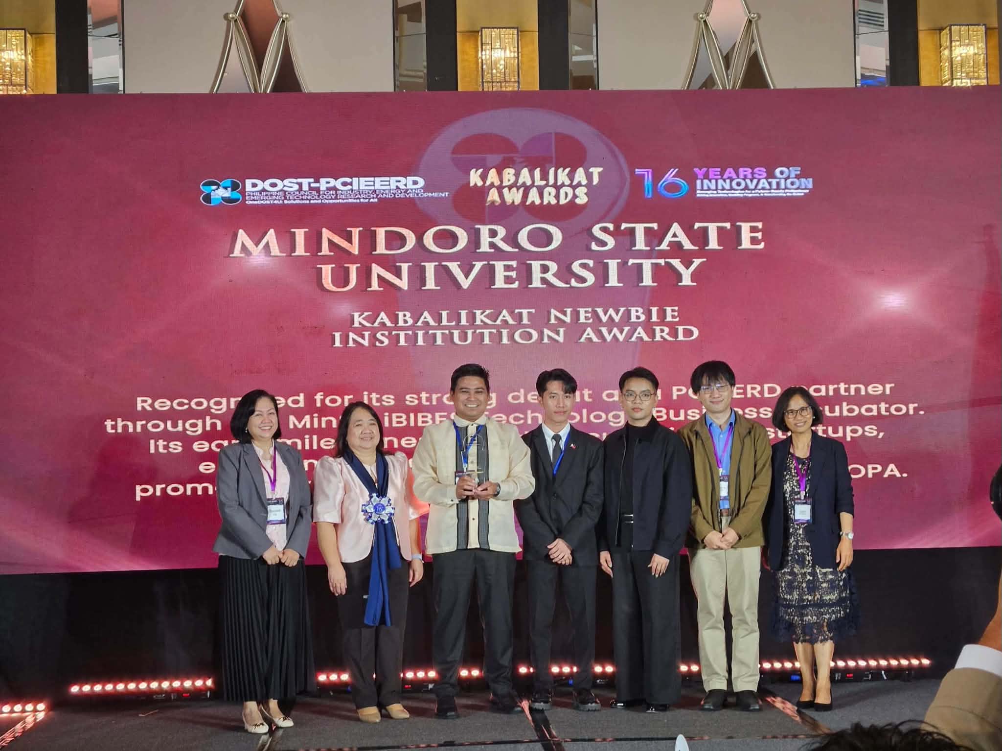 DOST-PCIEERD recognizes MinSU with national award, strengthens role in driving innovation in MIMAROPA