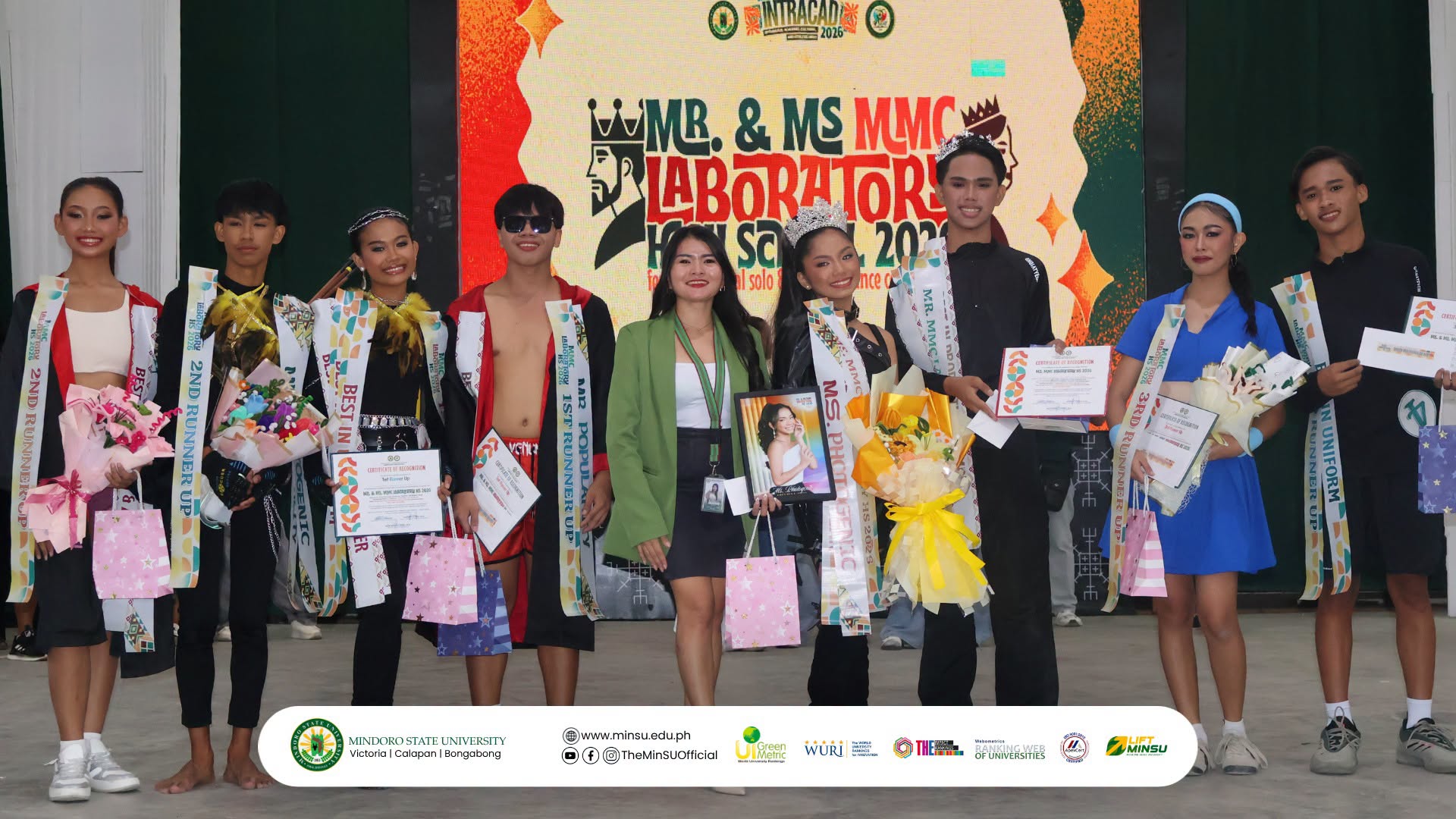 Mr. and Ms. MMC LHS 2026 crowns new student standouts