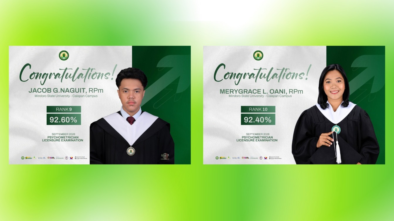Two MinSUans break into Top 10 as 63 pass Psychometrician Licensure Examination