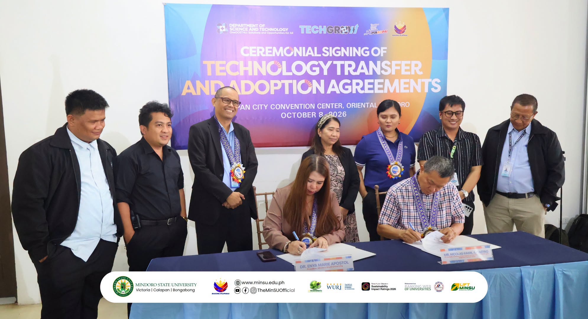 MinSU expands innovation reach with TLA and MOA signing with industry partners