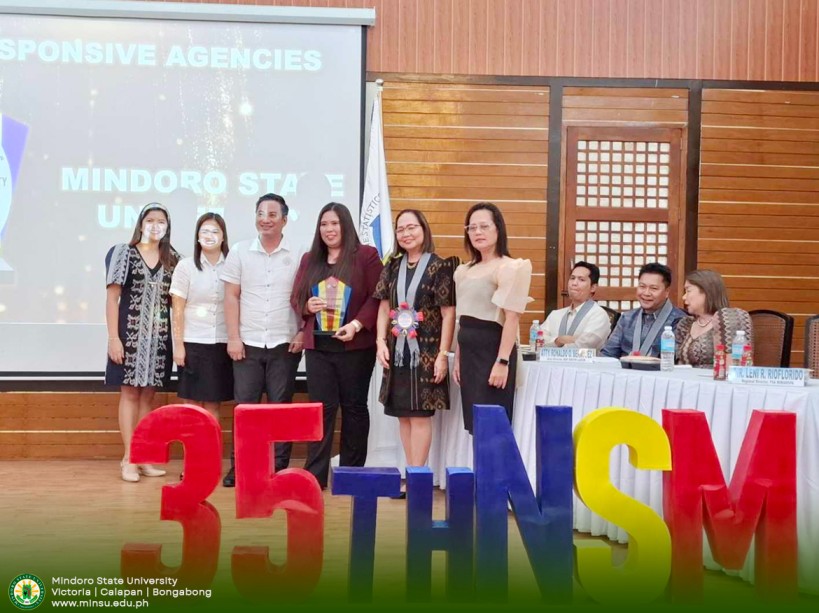 PSA MIMAROPA recognizes MinSU as Most Responsive Agency