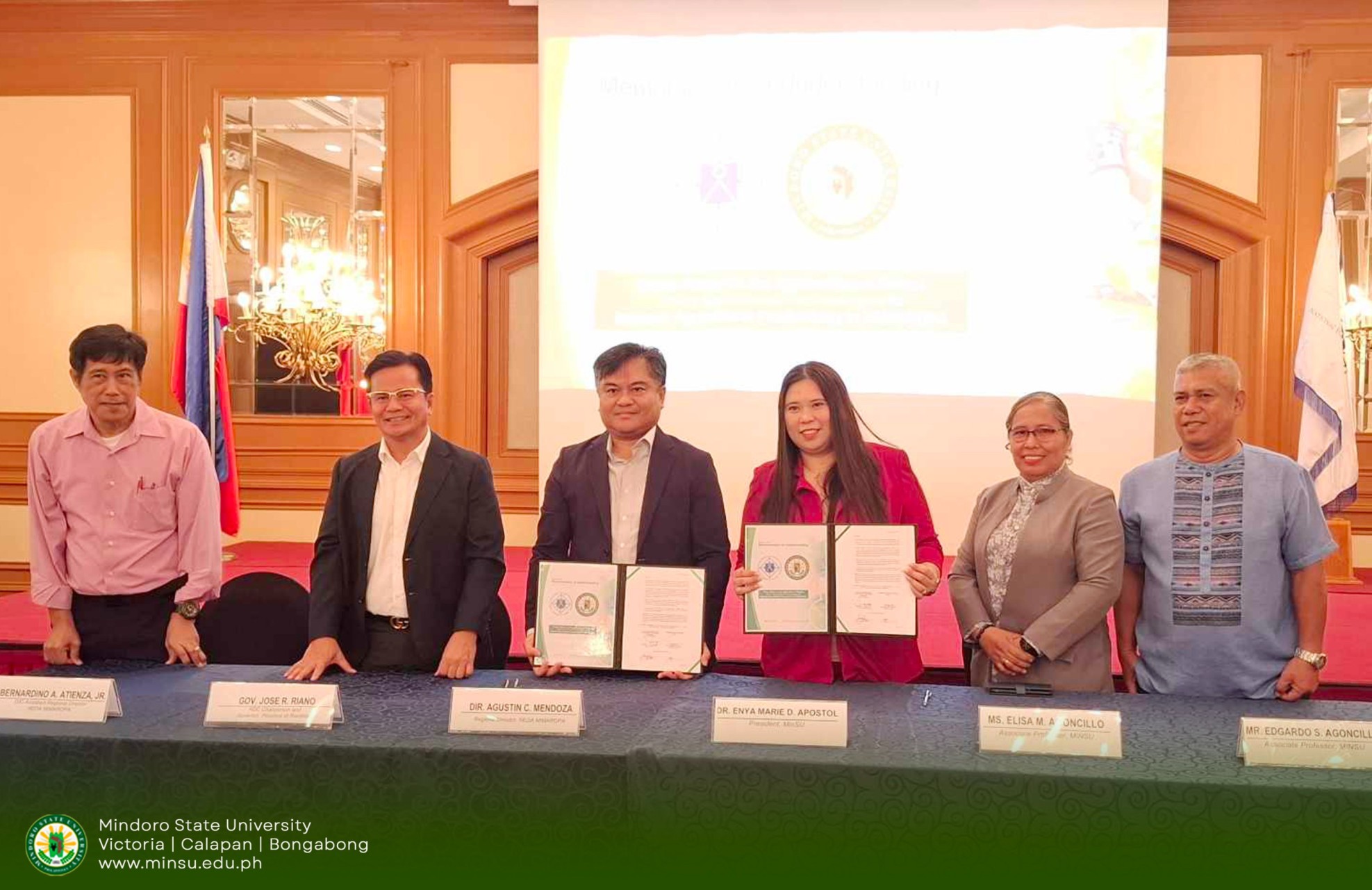 MinSU joins 89th RDC MIMAROPA Full Council Meeting, signs MOU on Smart Agriculture Policy Study