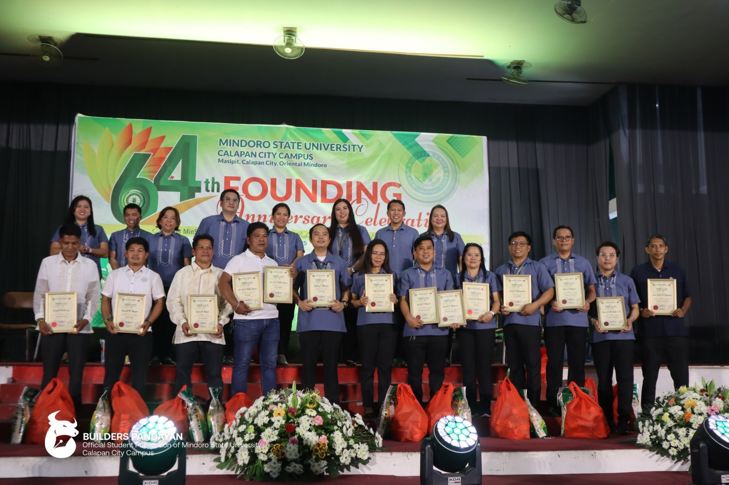 MinSU Calapan Campus honors dedication and service of outstanding employees and students