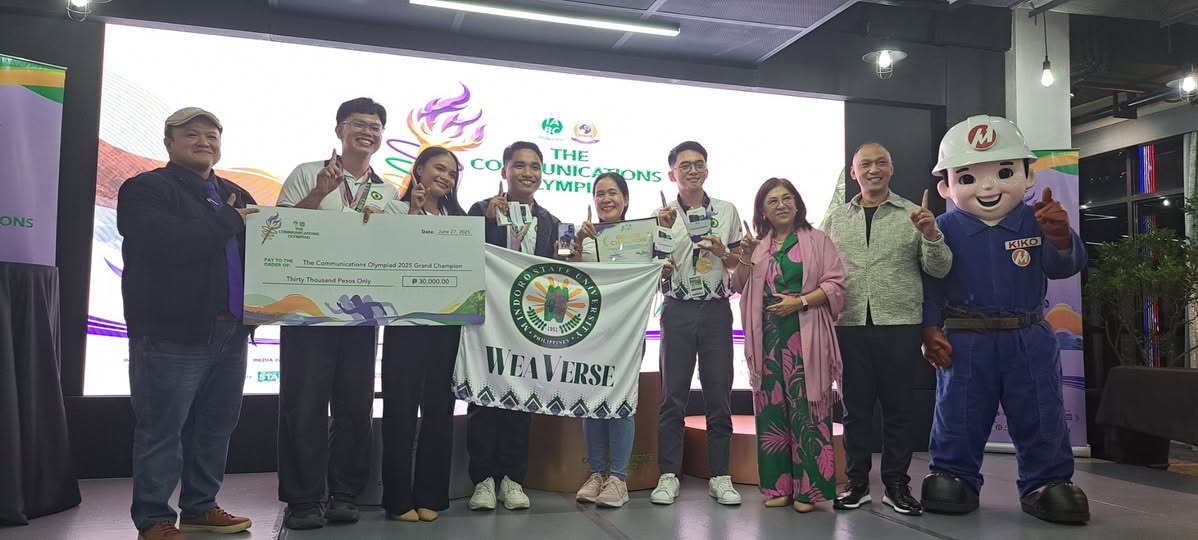 MinSU’s WeaVerse hailed first-ever Grand Champion of Communications Olympiad; Sweeps all categories against top universities nationwide