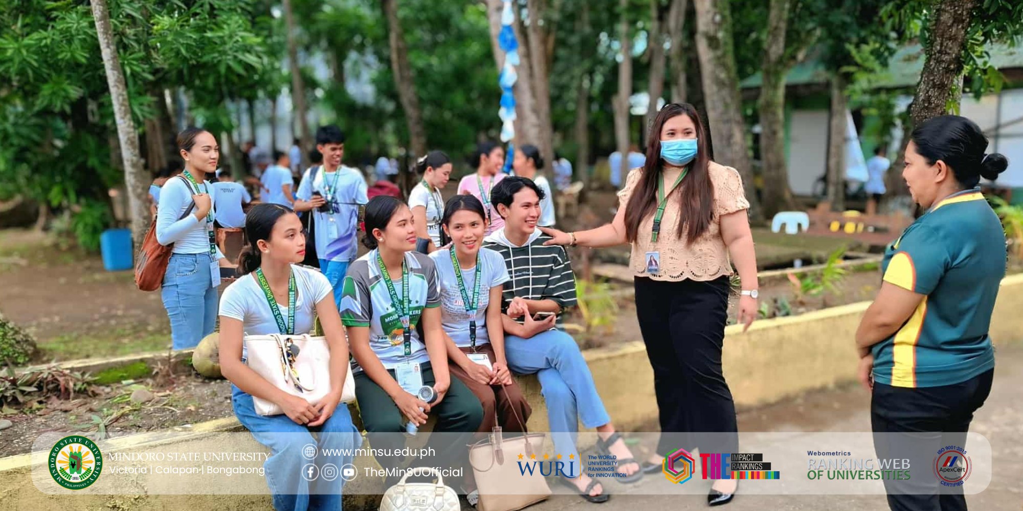 Pres. Apostol leads recovery efforts in Bongabong Campus after Typhoon Opong