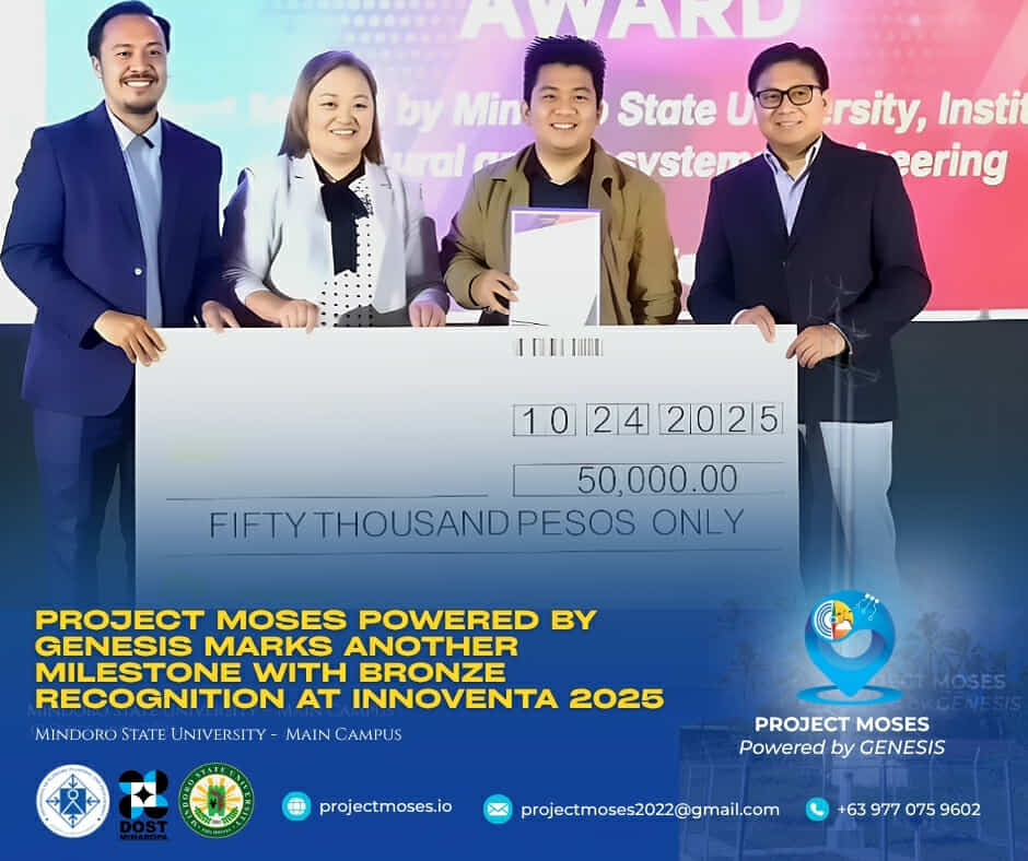 Project MOSES Powered by GENESIS Earns Bronze Innovation Award at InnoVenta 2025