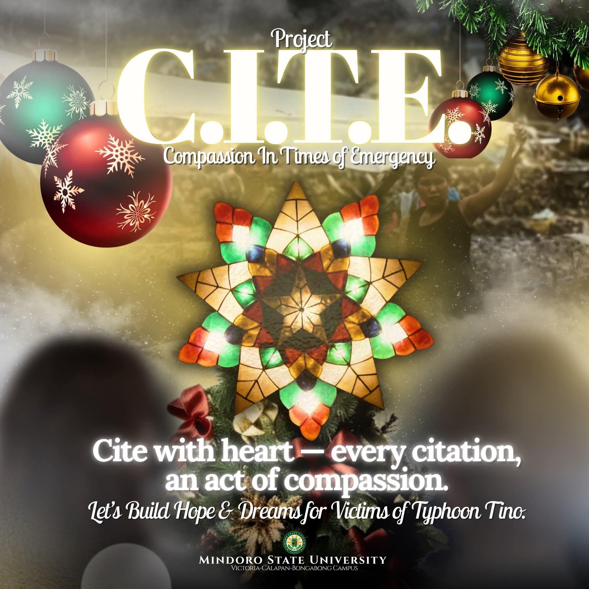 “Cite with Heart:” MinSU launches Project C.I.T.E. to bring aid to typhoon victims