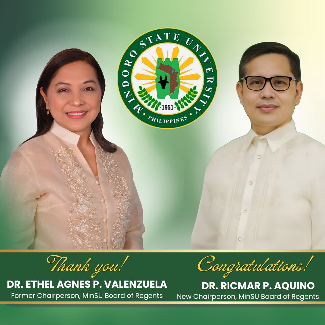 MinSU bids farewell to CHED Commissioner Valenzuela, welcomes Commissioner Aquino as New BOR Chair