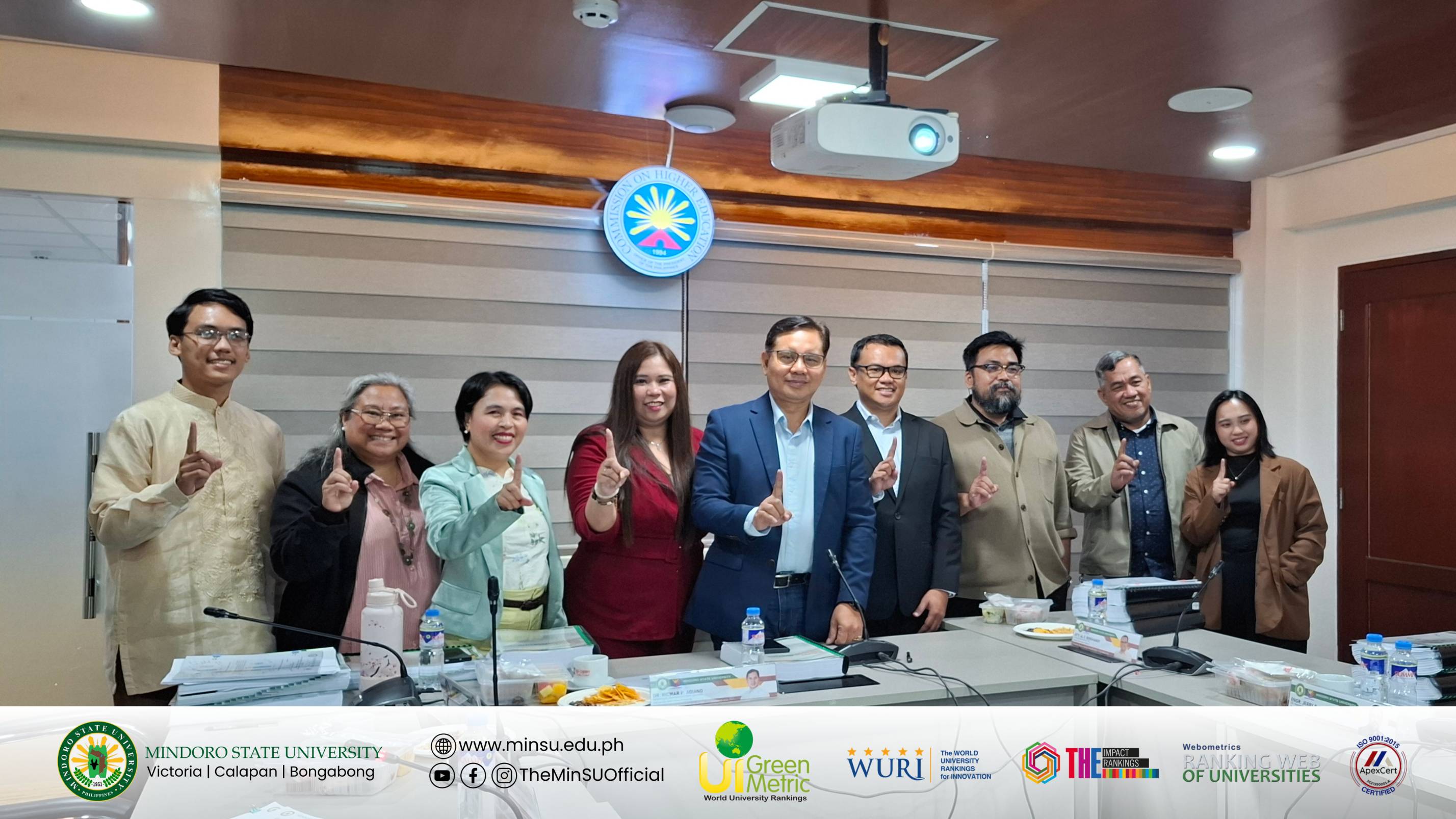 Surpassing our Limits: Commissioner Aquino challenges MinSU to aim higher at MinSU BoR Q4 Meeting