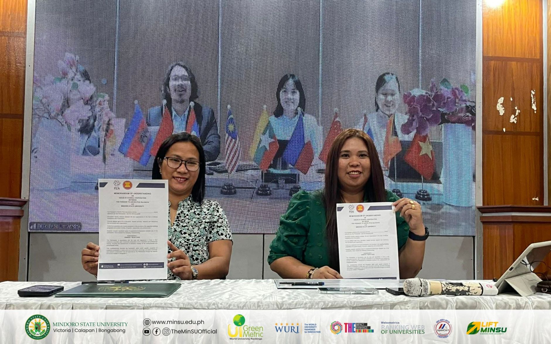 MinSU forges strategic alliance with P2A, ASEAN AI Council to lead AI in regional education