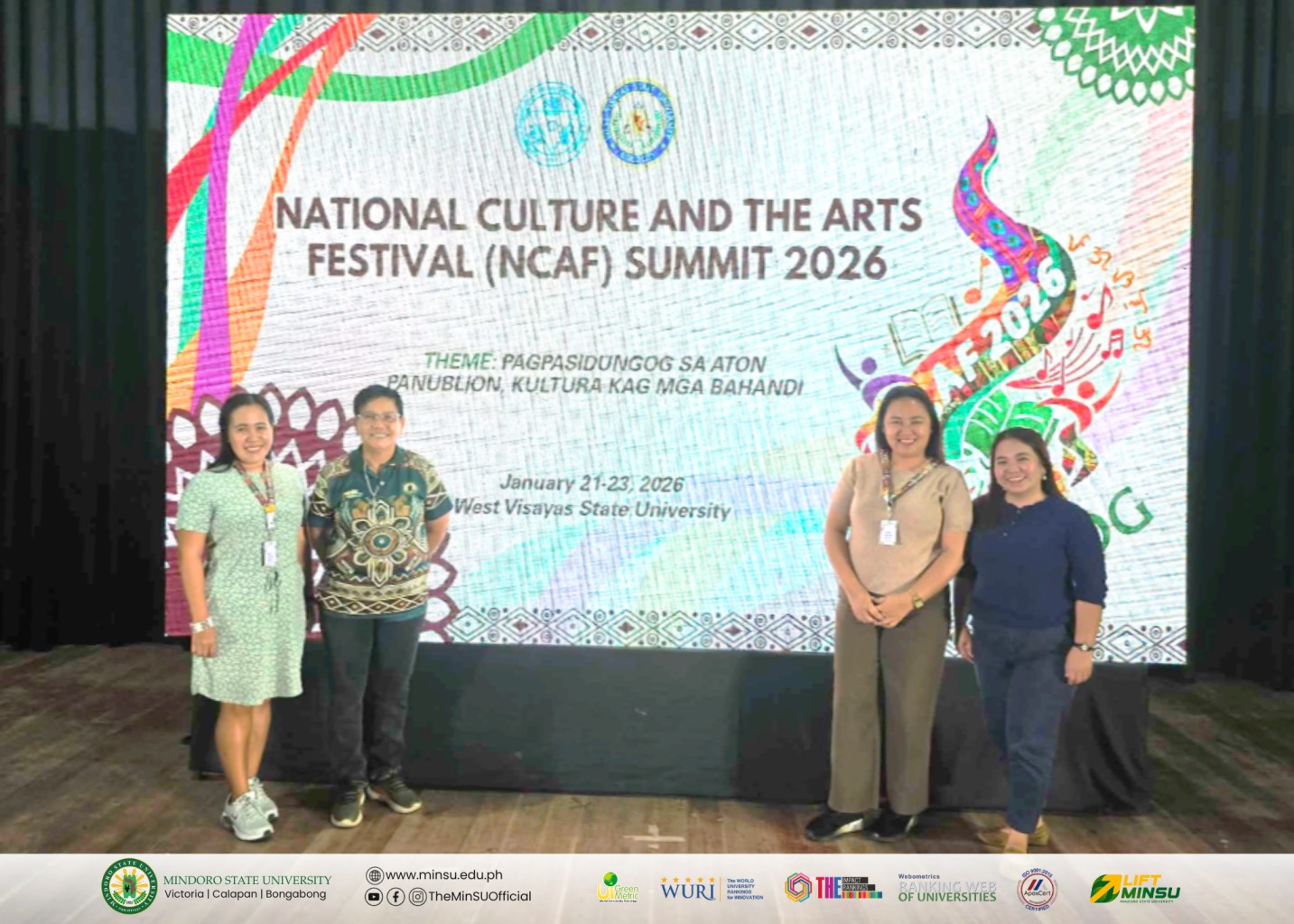 MinSU Strengthens Cultural Leadership at National Culture and the Arts Festival 2026